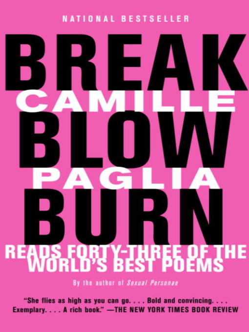 Title details for Break, Blow, Burn by Camille Paglia - Wait list